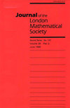 Journal Of The London Mathematical Society-second Series