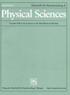 Zeitschrift Fur Naturforschung Section A-a Journal Of Physical Sciences