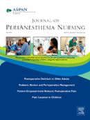 Journal Of Perianesthesia Nursing