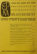 Educational And Psychological Measurement投稿