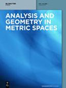 Analysis And Geometry In Metric Spaces投稿