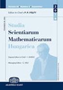 Studia Scientiarum Mathematicarum Hungarica投稿