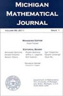 Michigan Mathematical Journal投稿