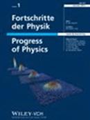 Fortschritte Der Physik-progress Of Physics