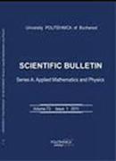 University Politehnica Of Bucharest Scientific Bulletin-series A-applied Mathema