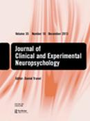 Journal Of Clinical And Experimental Neuropsychology