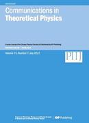 Communications in Theoretical Physics杂志投稿