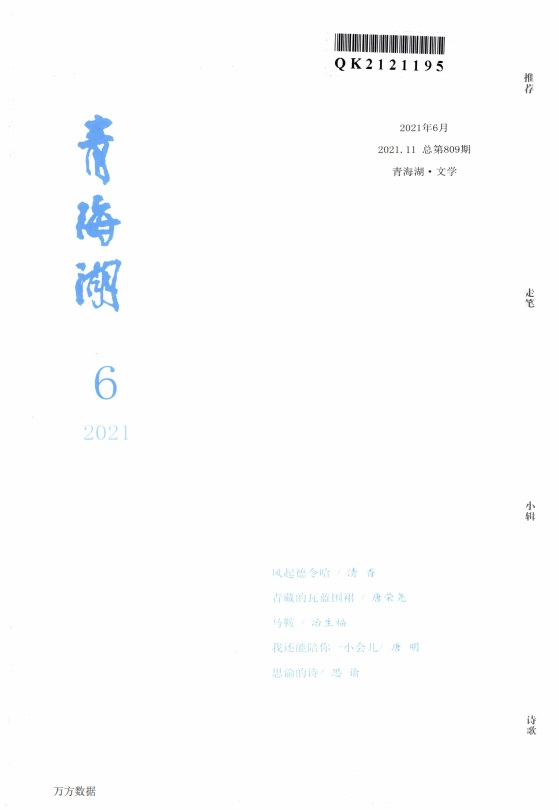 青海湖文学月刊杂志